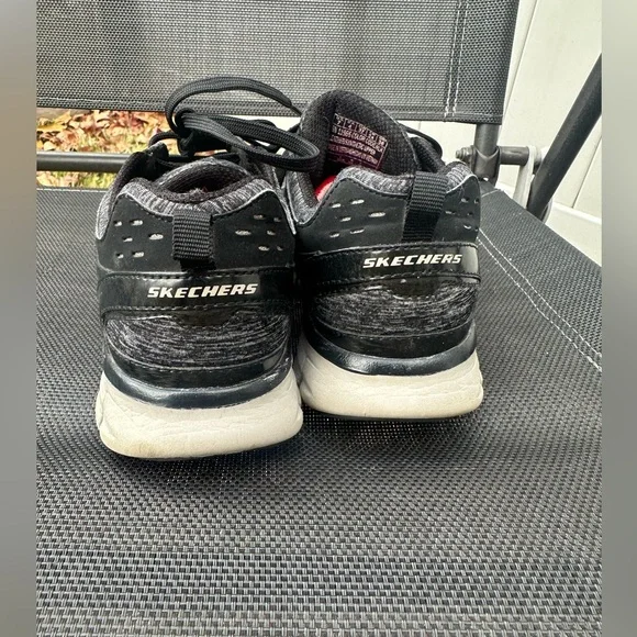 Skechers Sport Womens Flex Sole SN11965 Black Gray Running Sneakers Size 7 - Picture 7 of 7